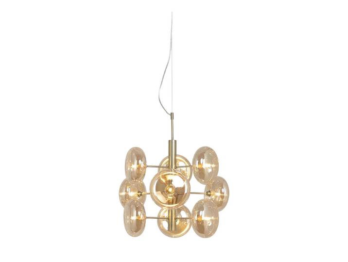 Näve Explosion Smoky Pendelleuchte Amber 53 cm