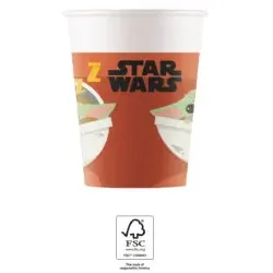 Papierbecher 200 ml, 8 St., Star Wars Yoda