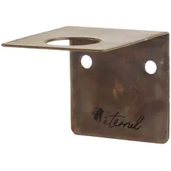 Éternel Wandaufhang für Seifenspender, L6/B7/H6 cm, antik messing