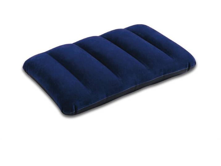 Intex Opblaasbare Kussen - Blauw, 43 x 28 x 9 cm