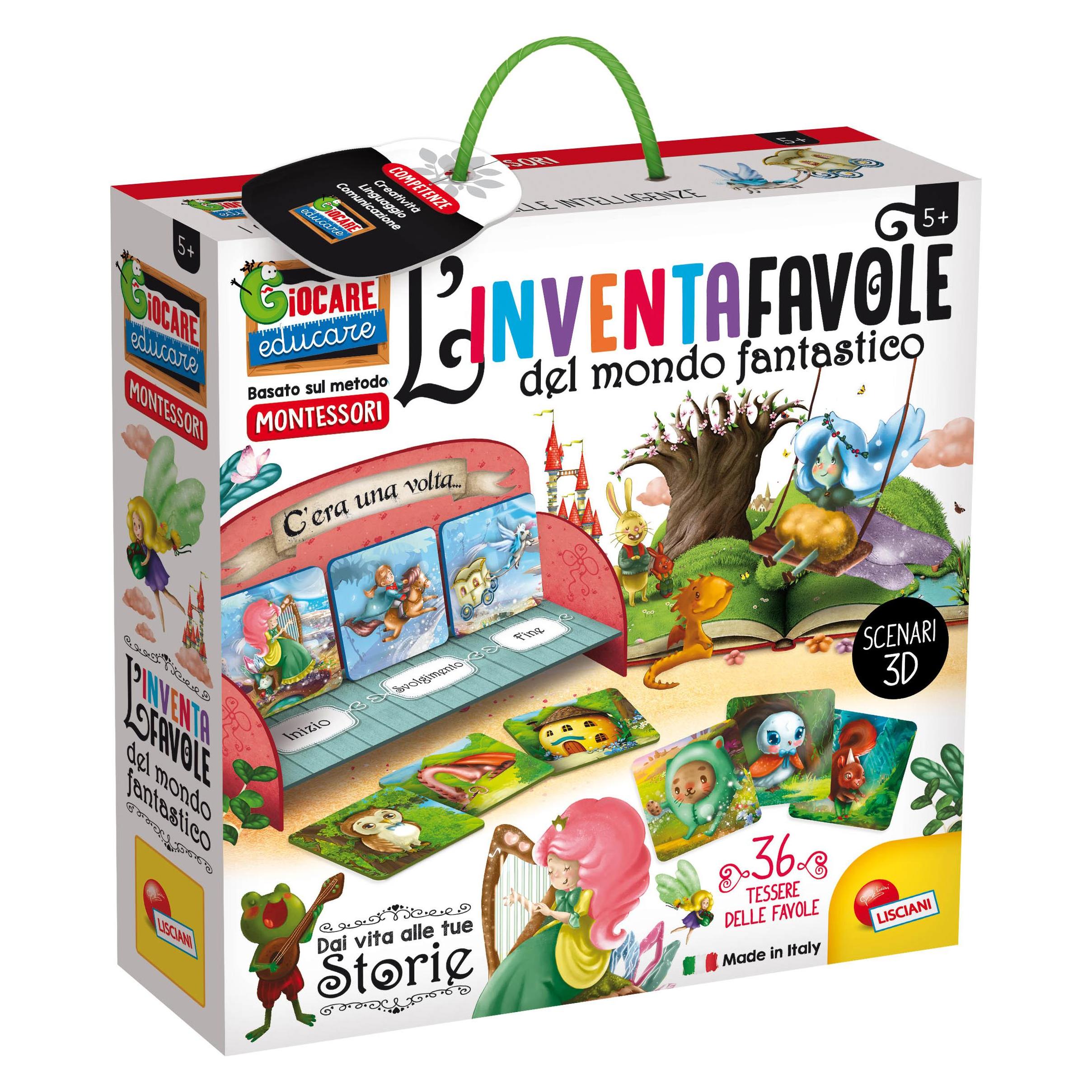 Lisciani Montessori L'Inventafavole Del Mondo Fantastico (95216)