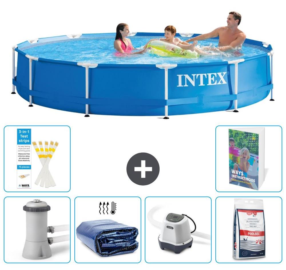 Frame Pool Rund - 366x76 cm - 5-teilig S329