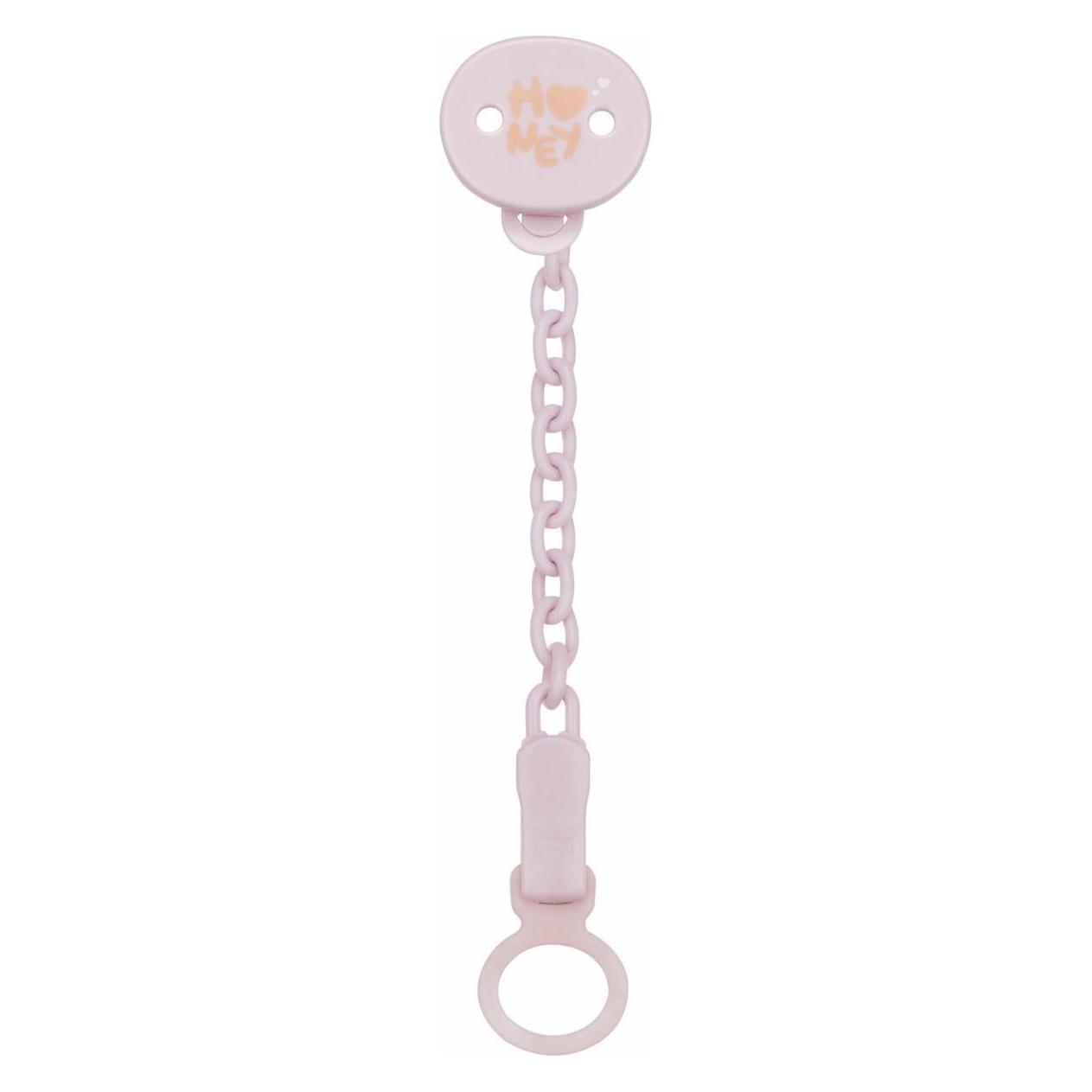 Chicco ALL YOU CAN CLIP - Sauger-Clip mit Kette, PINK - 0m+ (00004084110000)
