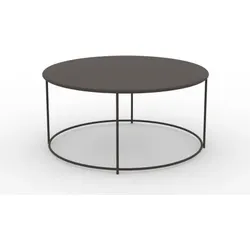 Daisy Outdoor Beistelltisch verzinkt Ø 90 cm bronze