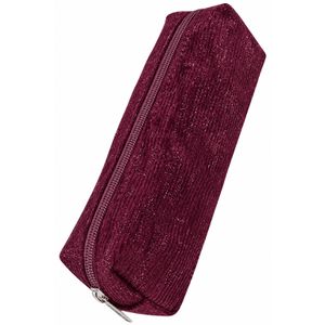 Online Federmäppchen Velvet, Schlamperetui, aus Cord-Stoff, bordeaux