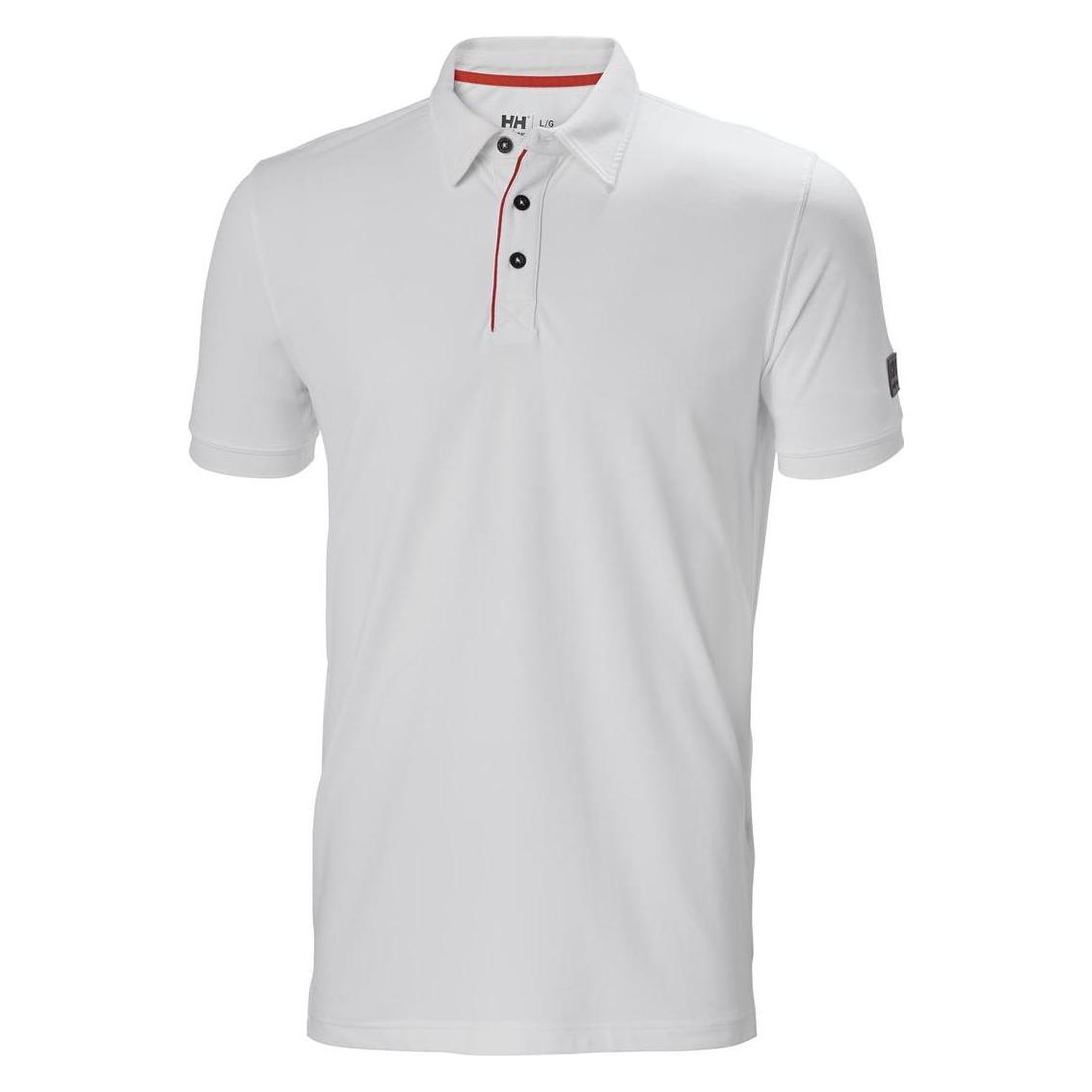 Helly Hansen Workwear Marškinėliai HELLY HANSEN Kensington Tech Polo, balti L (L) (39573699)