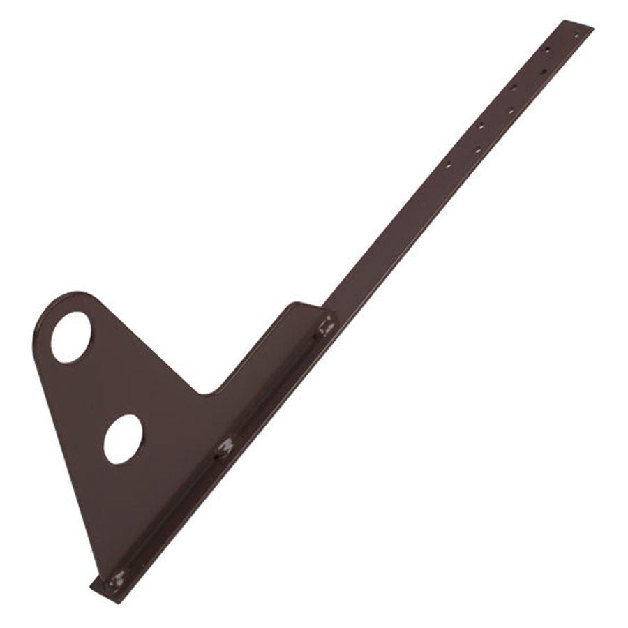 Www Universal-Schneefangrohrstütze, 18cm Schneefanghöhe, Schraub-Montage, braun