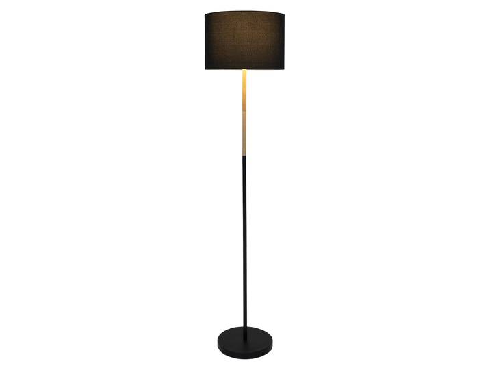 Lampadaire Salon Textile Abat-jour Lampadaire Chambre Tissu Bois 2088022