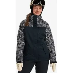 ROXY Damen Jacke JETTY BLOCK JK, Größe XS in Schwarz Schwarz