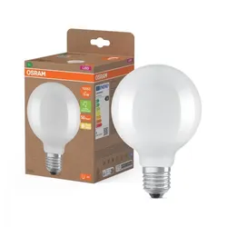 OSRAM E27 STAR Globe 95 besonders effiziente LED Kugellampe Frosted 5W wie 75W 2700K warmweißes Licht
