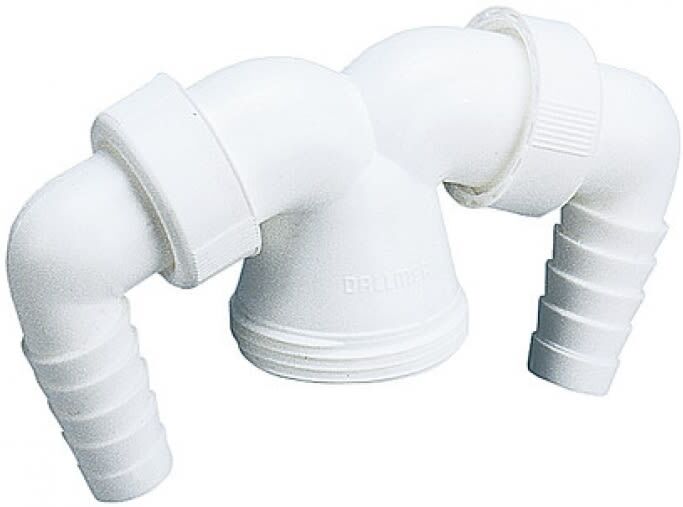 Dallmer double connection 012, 1 1/2" 090256