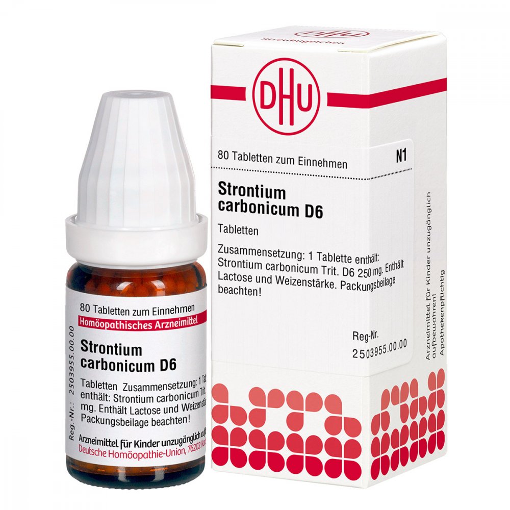 DHU-Arzneimittel GmbH & Co. KG Strontium Carbonicum D6 Tabletten 02636305