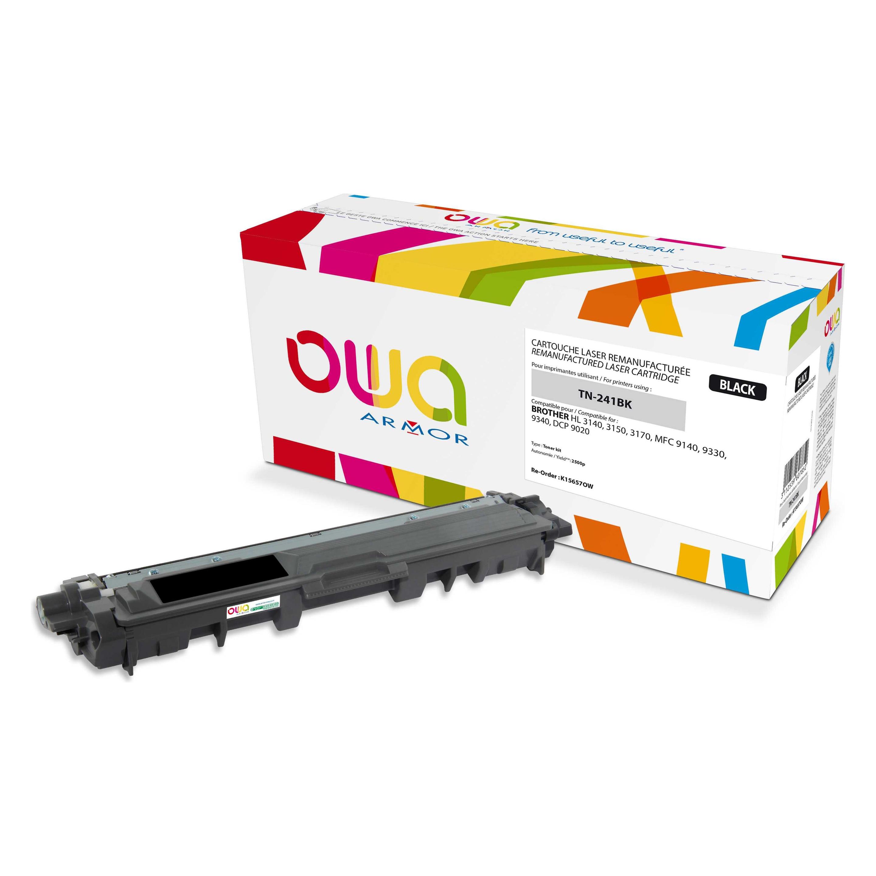 Armor OWA Toner komp. Brother TN-241BK TN-242BK (2500 S.) schwarz (BK) (K15657OW)