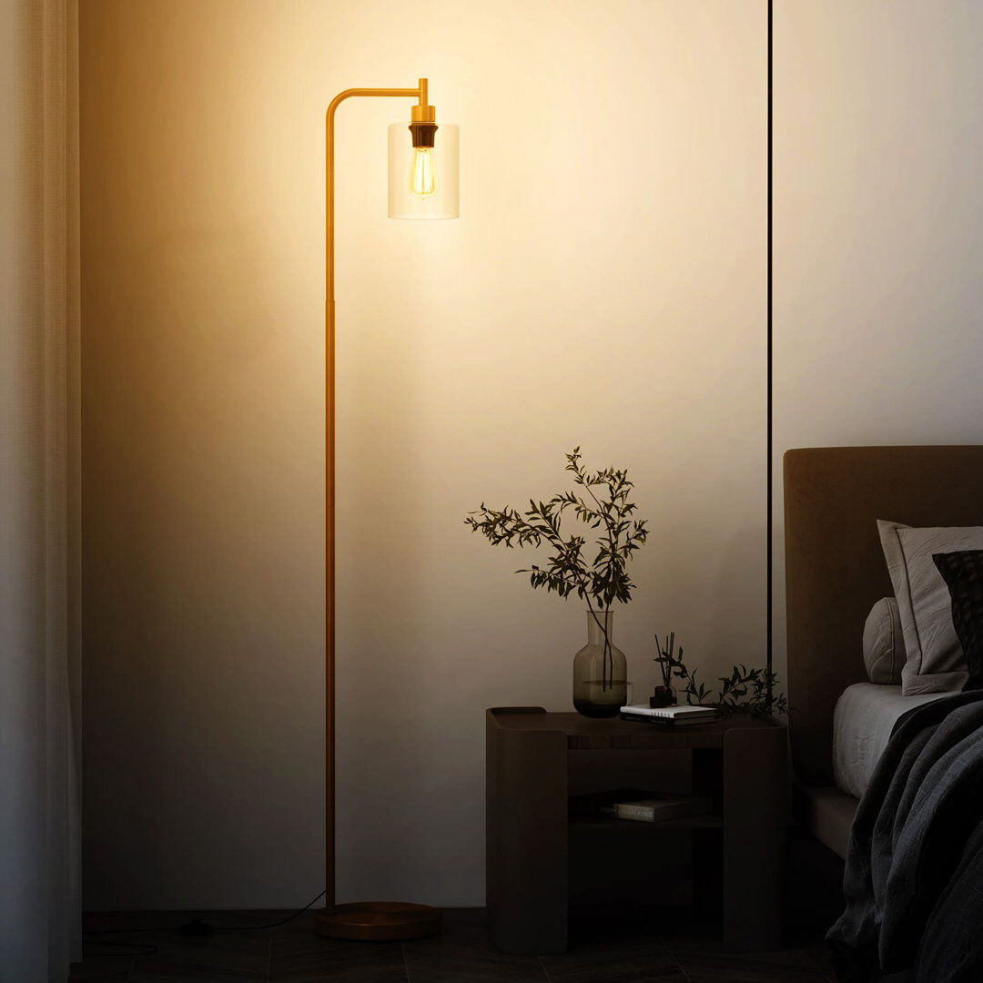 17 Stories 167 H cm Task Floor Lamp 167cm H X 25cm W X 25cm D