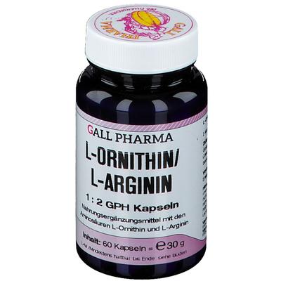 L-Ornithin/L-Arginin 1:2 GPH Kapseln 60 St