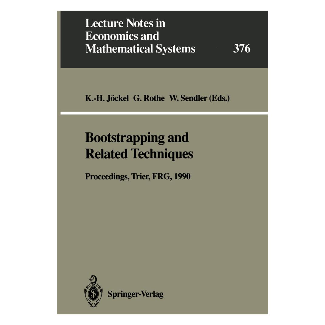 Springer Bootstrapping and Related Techniques (Englisch, Softcover, Günther Rothe, Karl-Heinz Jöckel, Wolfgang Sendler) (55508457)