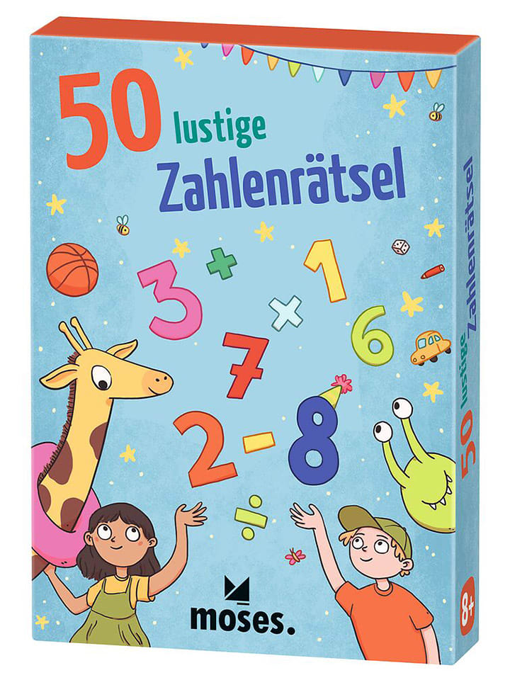 moses. Kartenspiel "50 lustige Zahlenrätsel" - ab 8 Jahren - onesize