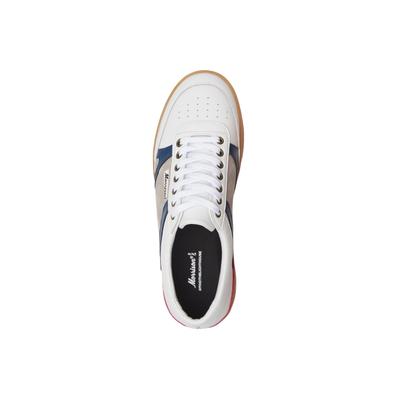 Sneaker MORRISON "Morrison nineties", Herren, Gr. 45, blau (weiß), Leder, Schuhe Sneaker