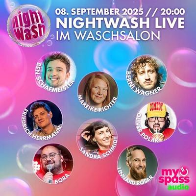 NightWash, NightWash Live September 2025 - Ben Schafmeister,Lennard Rosar,Sandra Schmidt,Bora,Friedrich Herrmann, Audio, 4066004911540