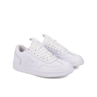 Sneaker DC SHOES "DC Astrix", Damen, Gr. 6(37), weiß (weiß, weiß), Obermaterial:61.35% Leder, 38.65% Synthetikmaterial., Schuhe Sneaker