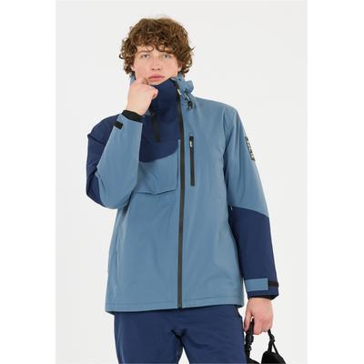 Skijacke SLOPE "Zuko", Herren, Gr. S, blau, 100% Polyester, unifarben, normal, ohne Ausschnitt, Jacken Skijacke, mit DWR-Ausrüstung