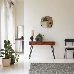Konsole aus Palisander 120 cm breit Sideboard mit zwei Schubladen