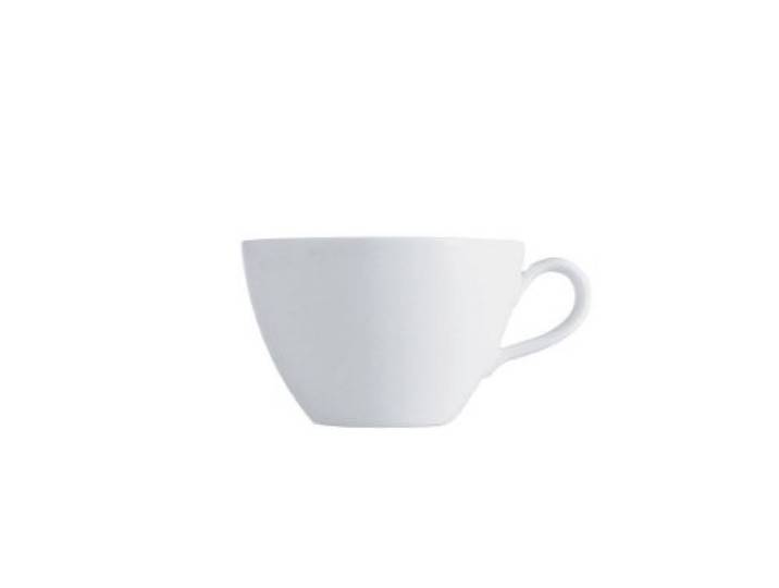 Alessi SG53/90 'Mami' Cappuccino-Obertasse 6 Stück aus weißem Porzellan 9,0 cm Durchmesser