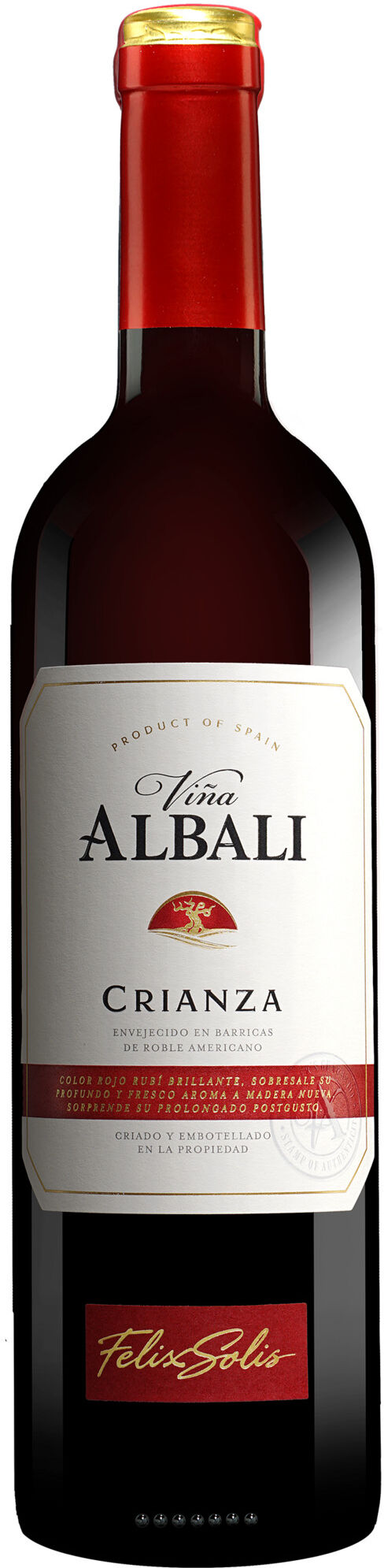 Félix Solís Viña Albali Crianza 2021 13% Vol. Rotwein Trocken aus Spanien