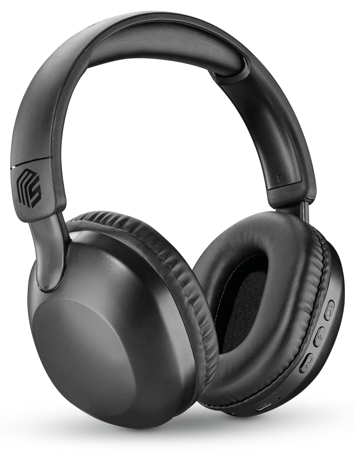 Music Sound EASY Draadloze Koptelefoon met Microfoon - Zwart