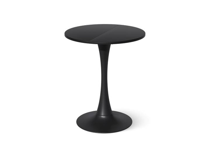 Vicco Esstisch Carl Schwarz 60 x 60 cm, Holzwerkstoff, Rund, 60x73x60 cm, Esszimmer, Esstische
