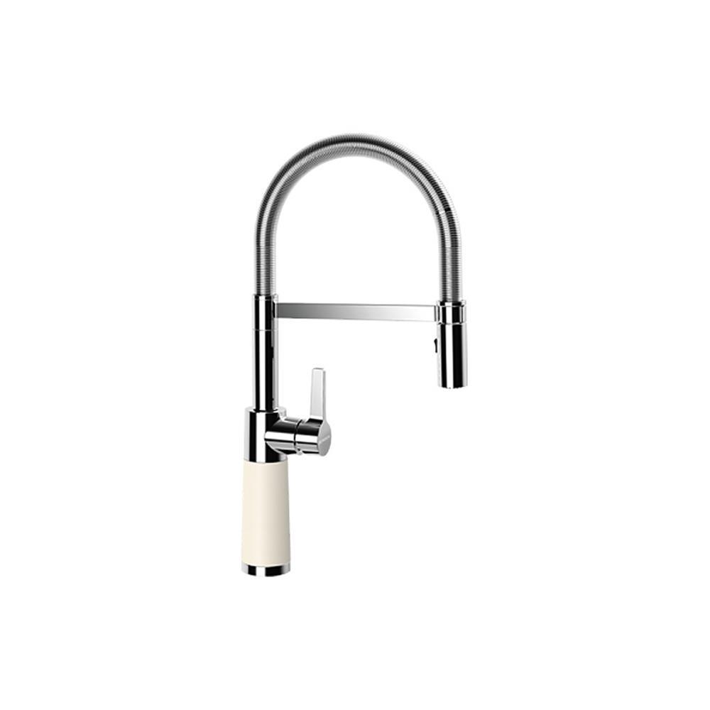 SCHOCK Armatur SC-550 in MAGNOLIA mit Spiralfederauslauf / CRISTADUR