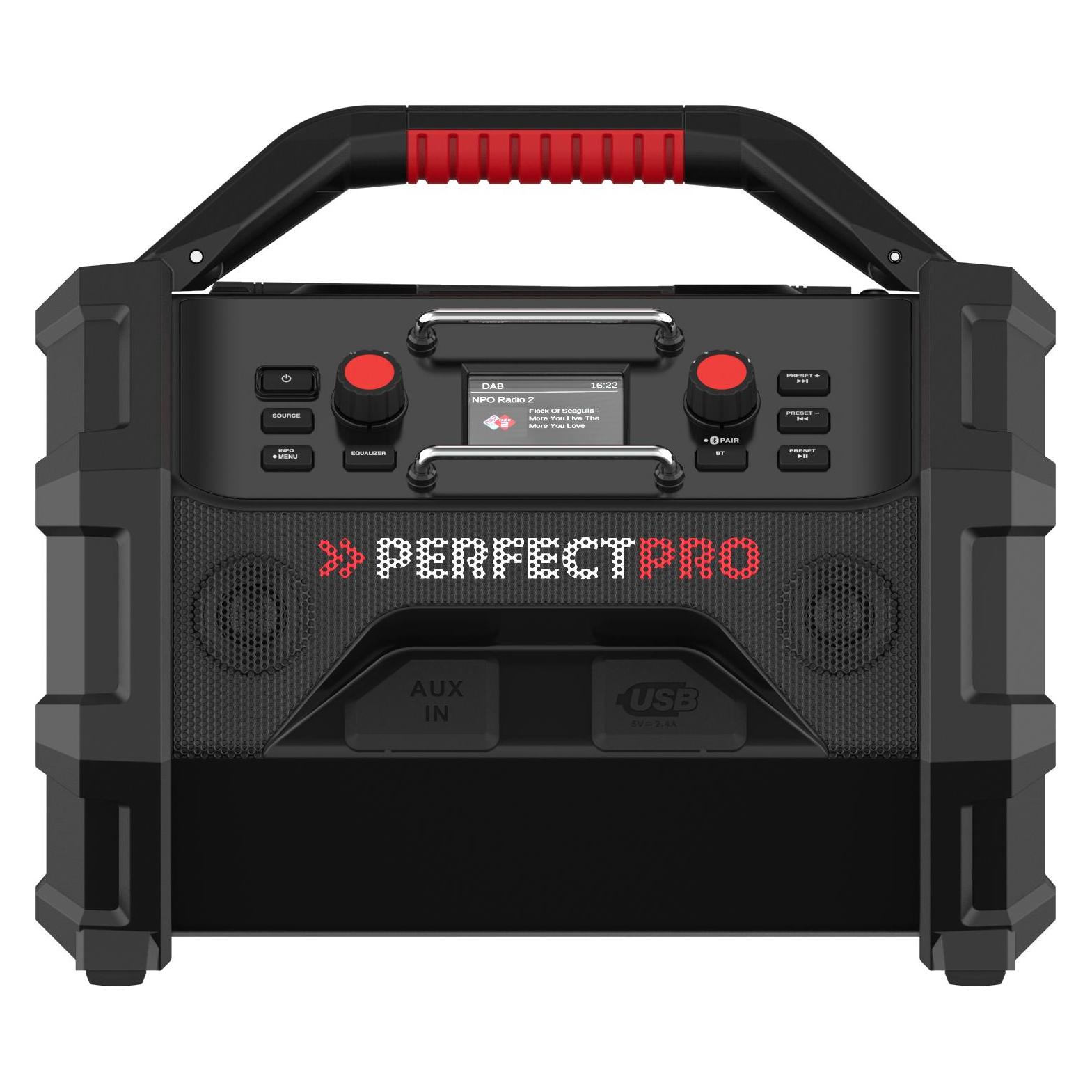 PerfectPro Rocktagon 18V (DAB+, FM, Bluetooth) (OCT-18V)