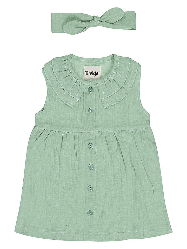 Dirkje 2tlg. Outfit in Grün - 98