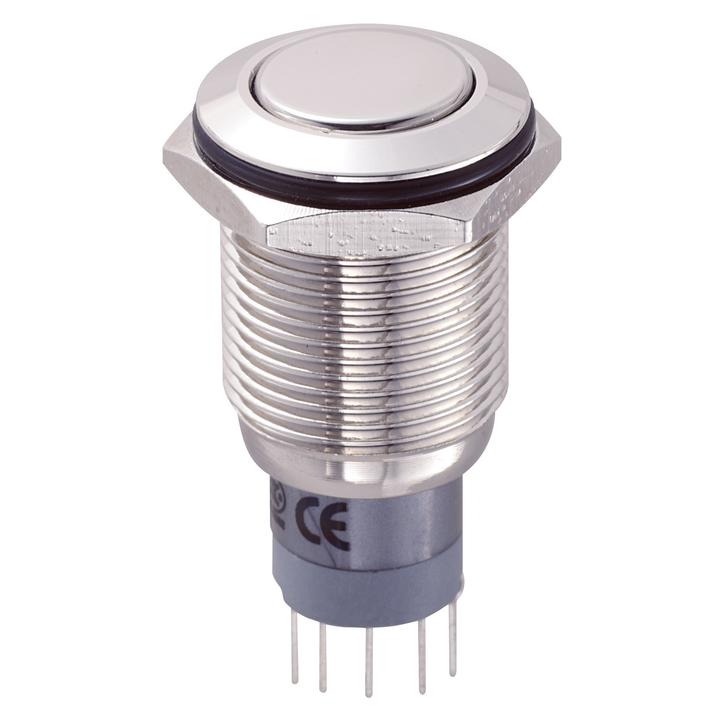 Tru Components 701978 LAS2GQF-11Z/N/P Vandalismusgeschützter Druckschalter 250 V (701978)