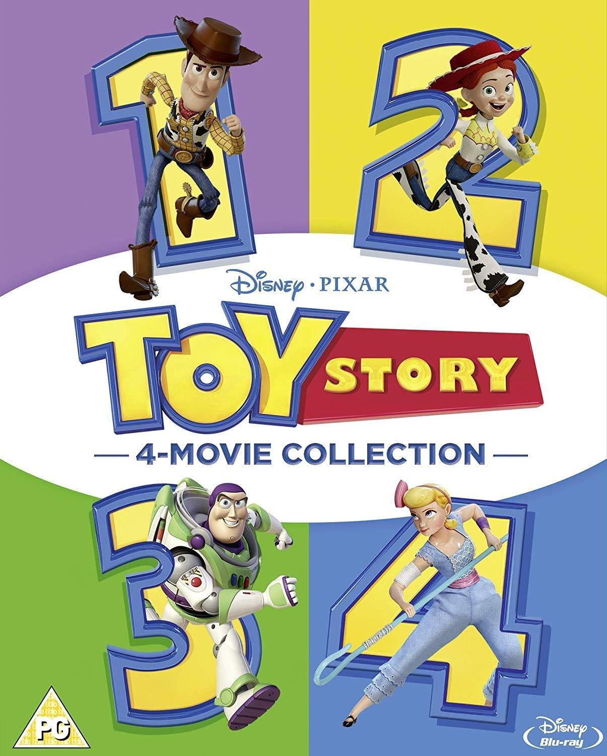 Toy Story 1-4 Blu-ray Film met Nederlandse Audio en Ondertiteling