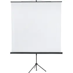 Franken Stativleinwand'x-tra!Line' 180x180cm Dreibeinstativ - Stativleinwand (1:1), Leinwand, Schwarz