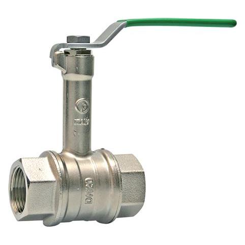 Pettinaroli TEA belagt kuglehane 1/2" muffe/muffe med lang hals (51L 1/2")