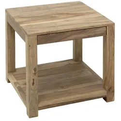 WOLFMÖBEL Couchtisch Yoga 6473 Holz Braun 60 cm