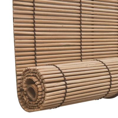vidaXL Bambusrollos 2 Stk. Braun 120x220 cm