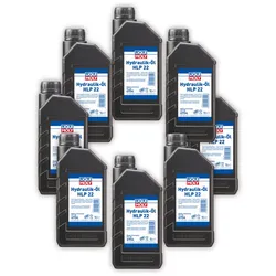 8x Hydrauliköl LIQUI MOLY 6954 mineralisch HLP 22 für Maschinen Pumpen Anlagen 1L
