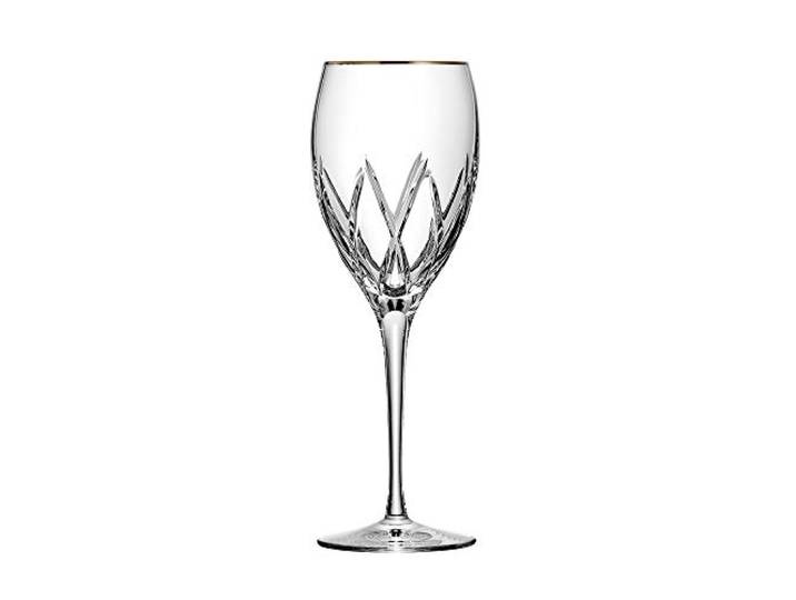 ARNSTADT KRISTALL Rotweinglas London Gold (21,5 cm) Kristallglas mundgeblasen · handgeschliffen · Handmade in Germany · inkl. 24 Karat Goldrand