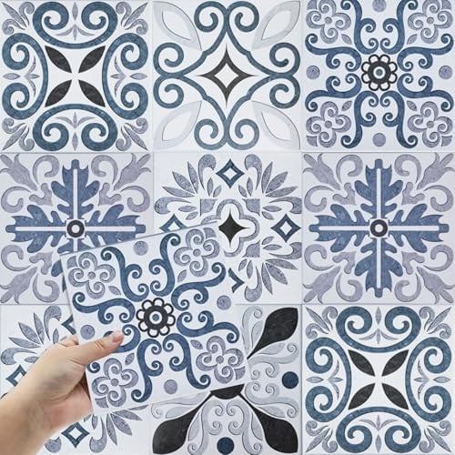 30 stuks Waterdichte Tegelstickers voor Badkamer en Keuken, Zelfklevende PVC-wandtegels, 15 x 15 cm