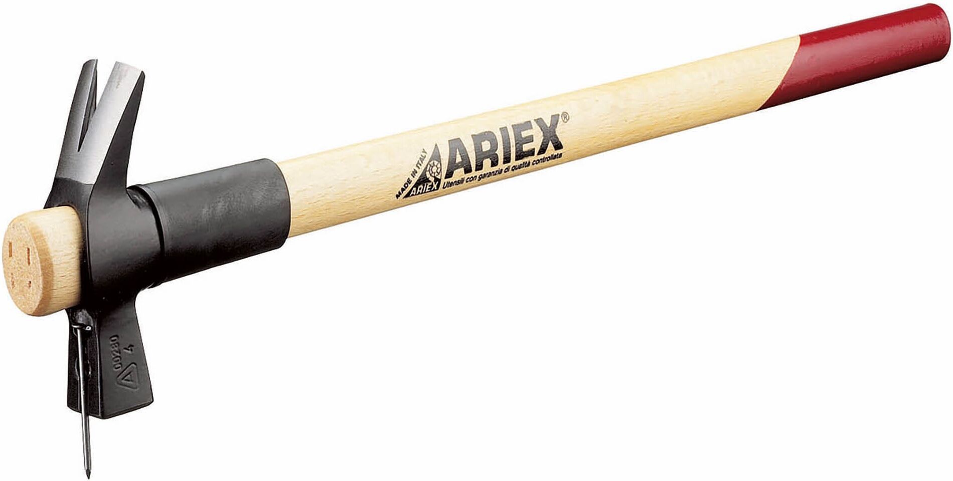 Ariex MARTELLO CARPENTIERE  250 g MANICO LEGNO CON CALAMITA E COLLARE
