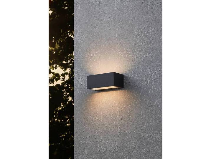 LED-Wandleuchte Spongano Typ A 19 x 9 x 8cm Schwarz