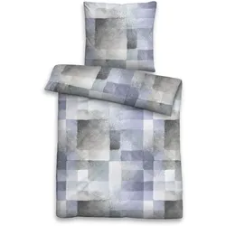 Bettwäsche BIBER blau (LB 200x135 cm) - blau - LB 200x135 cm