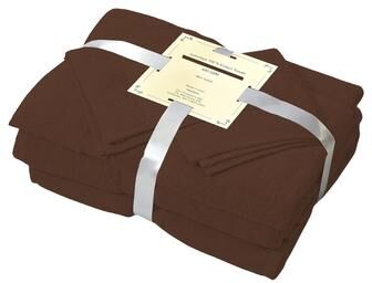 Cozy Trends 12 Piece Towel Set 600 GSM Long-Staple Combed Cotton Absorbent Bath Towels
