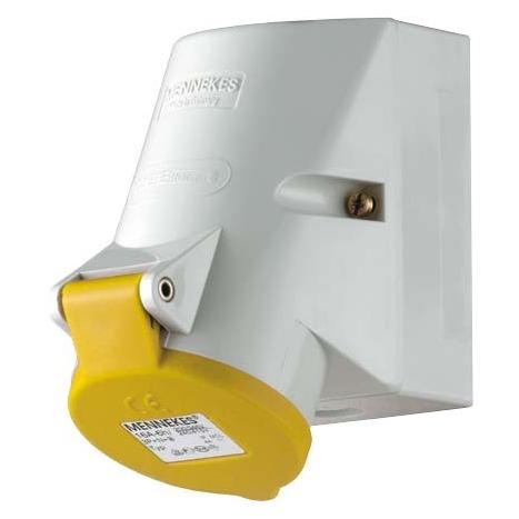 Mennekes MEN 1719 16A3P 4H110V Wanddose TwinCONTACT IP44 (1719)
