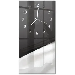 WANDUHR aus Glas 30x60 cm - Kontrast