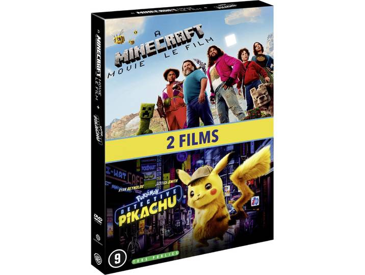 Minecraft, le film + Pokémon - Détective Pikachu
