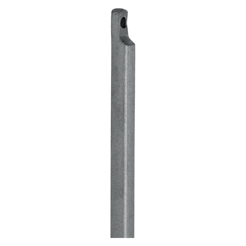 Deni Treibriegelstange mit Aussparung einseitig 2000 mm Ø 13 mm Stahl hell verzinkt (4113 2000 33)